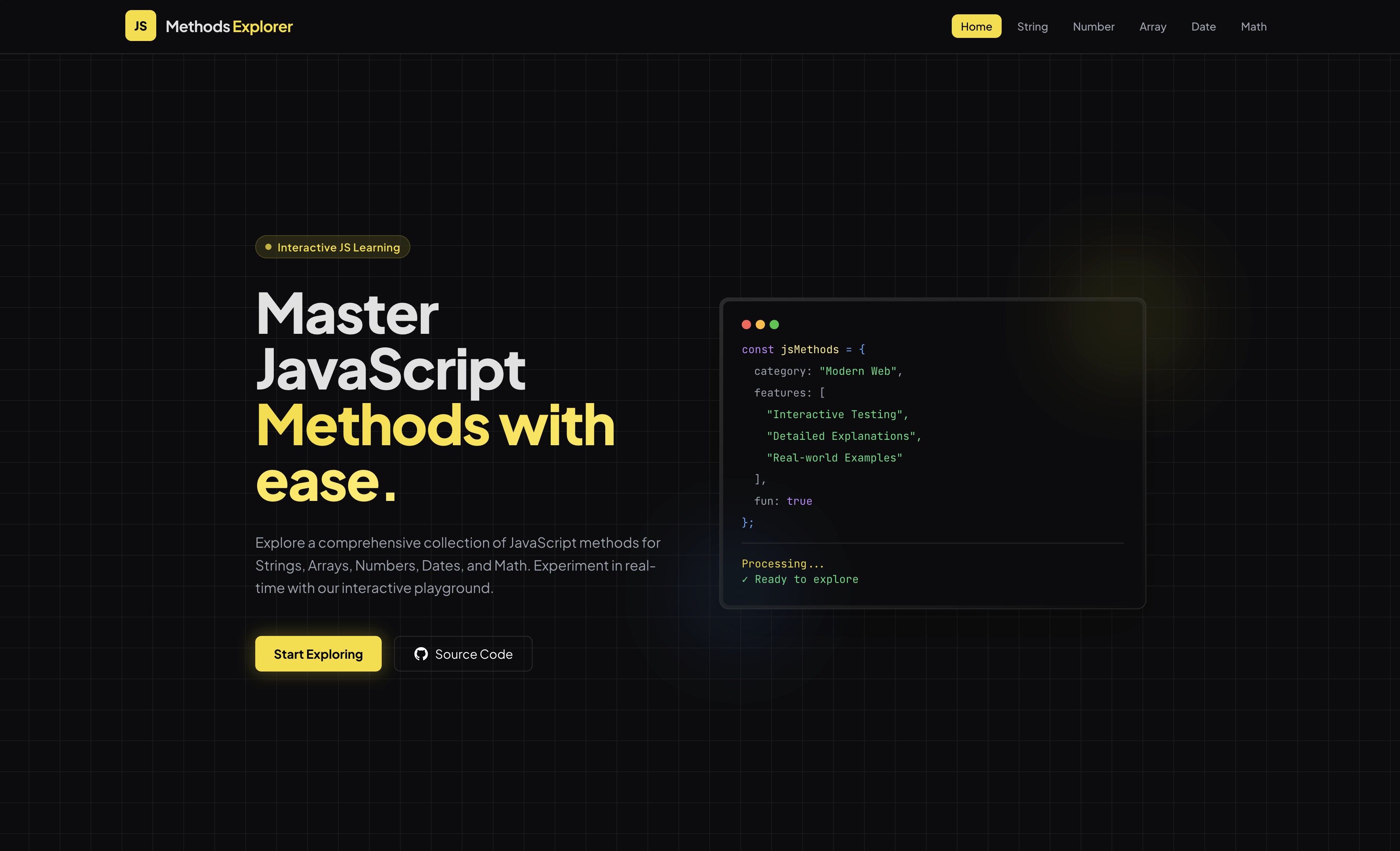 React ile Etkileşimli JavaScript Metotları Öğrenme Aracı Geliştirme