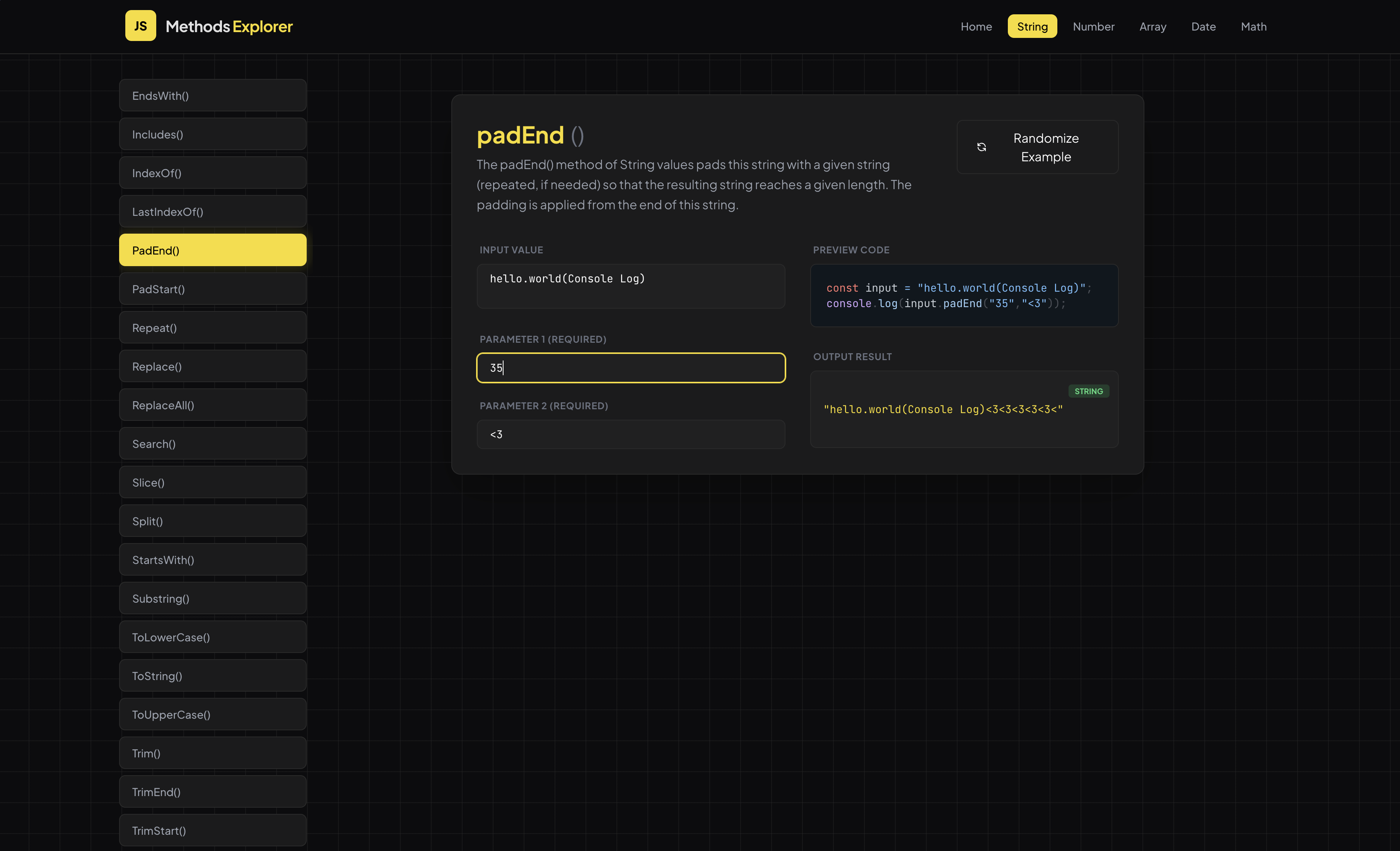 Developing an Interactive JavaScript Methods Learning Tool with React - Image 2