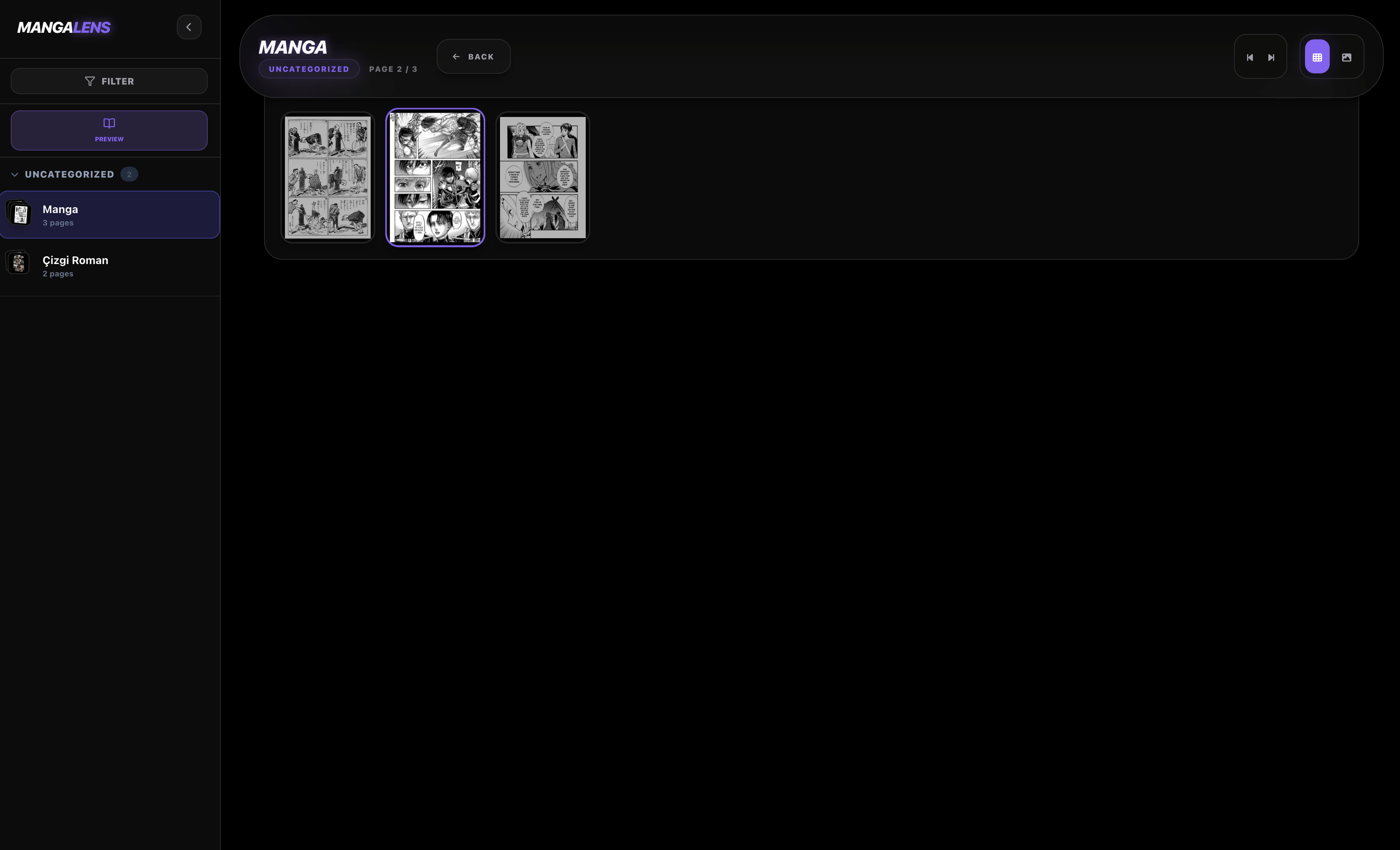 MangaLens Translator: AI Destekli Manga Çeviri ve Düzenleme Platformu - Image 2